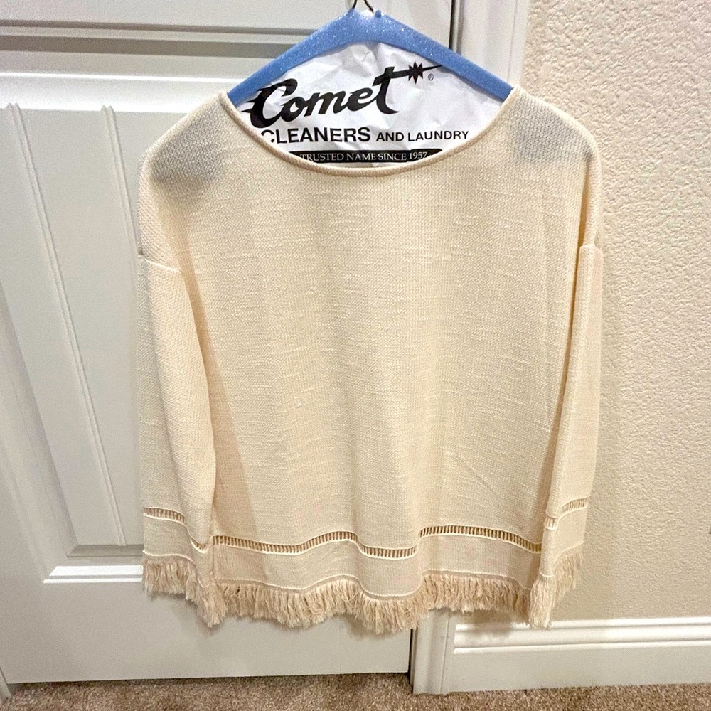 MWOT Women’s Fringe Sweater